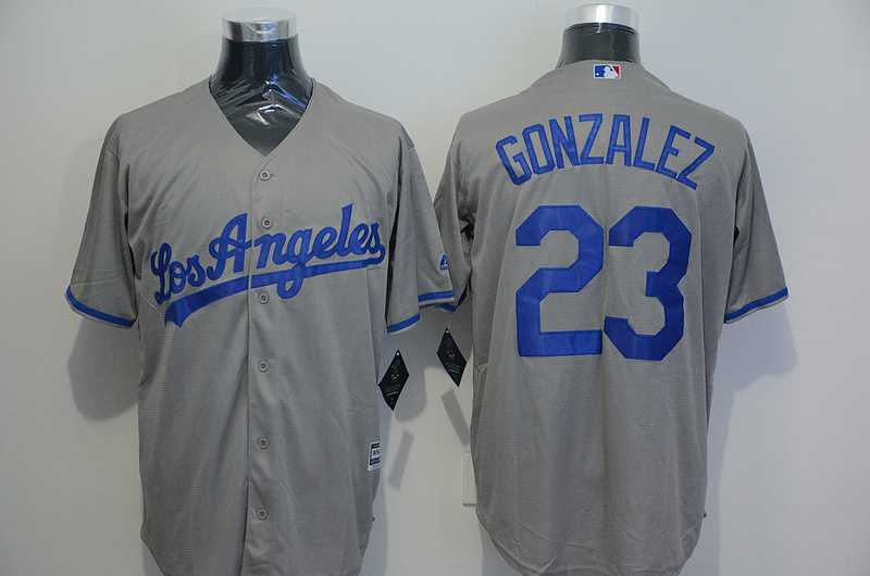 Los Angeles Dodgers #23 Adrian Gonzalez Gray New Cool Base Stitched Baseball Jersey,We sell and wholesale Los Angeles Dodgers #23 Adrian Gonzalez Gray New Cool Base Stitched Baseball Jersey on line form chian!